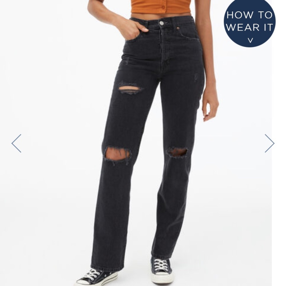Aeropostale 90s Baggy Jean Black